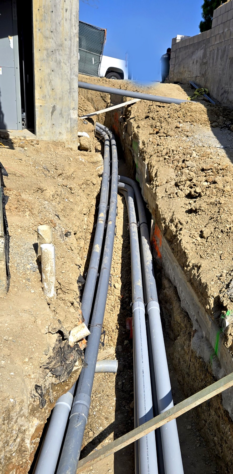 Electric Panel in New Construction Frame