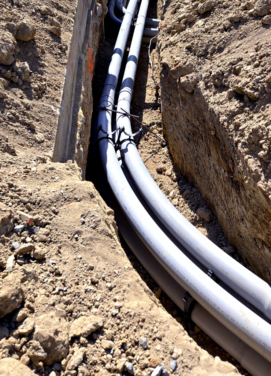 Trench for Underground Utility Conversion Image - Visit Underground Utility Service